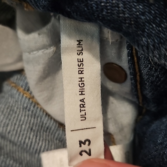 Pacsun Denim Ripped Jean Skinny Blue Size 23 - Picture 3 of 12